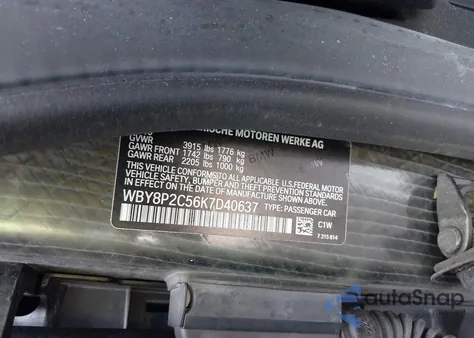 2019 BMW I3 120Ah from USA, damaged, VIN WBY8P2C56K7D40637